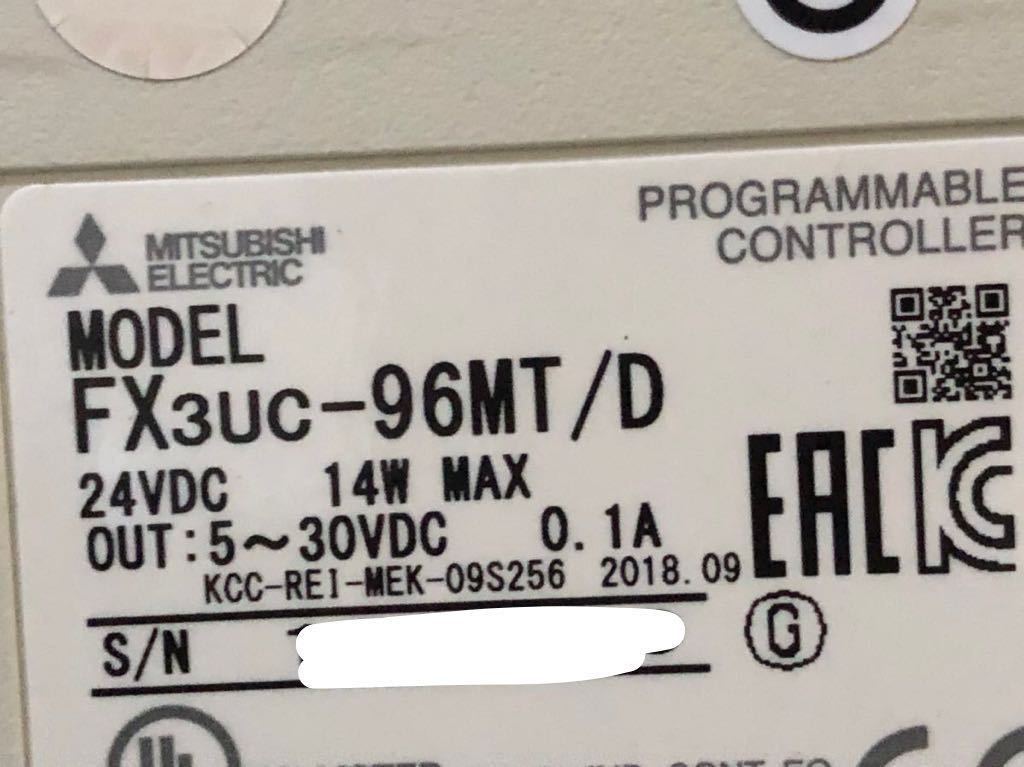 MITSUBISHI PLC MELSEC FX3UC-96MT/D FX2NC-16MT×2台 端子ターミナル付き セット 三菱電機(電材 ...