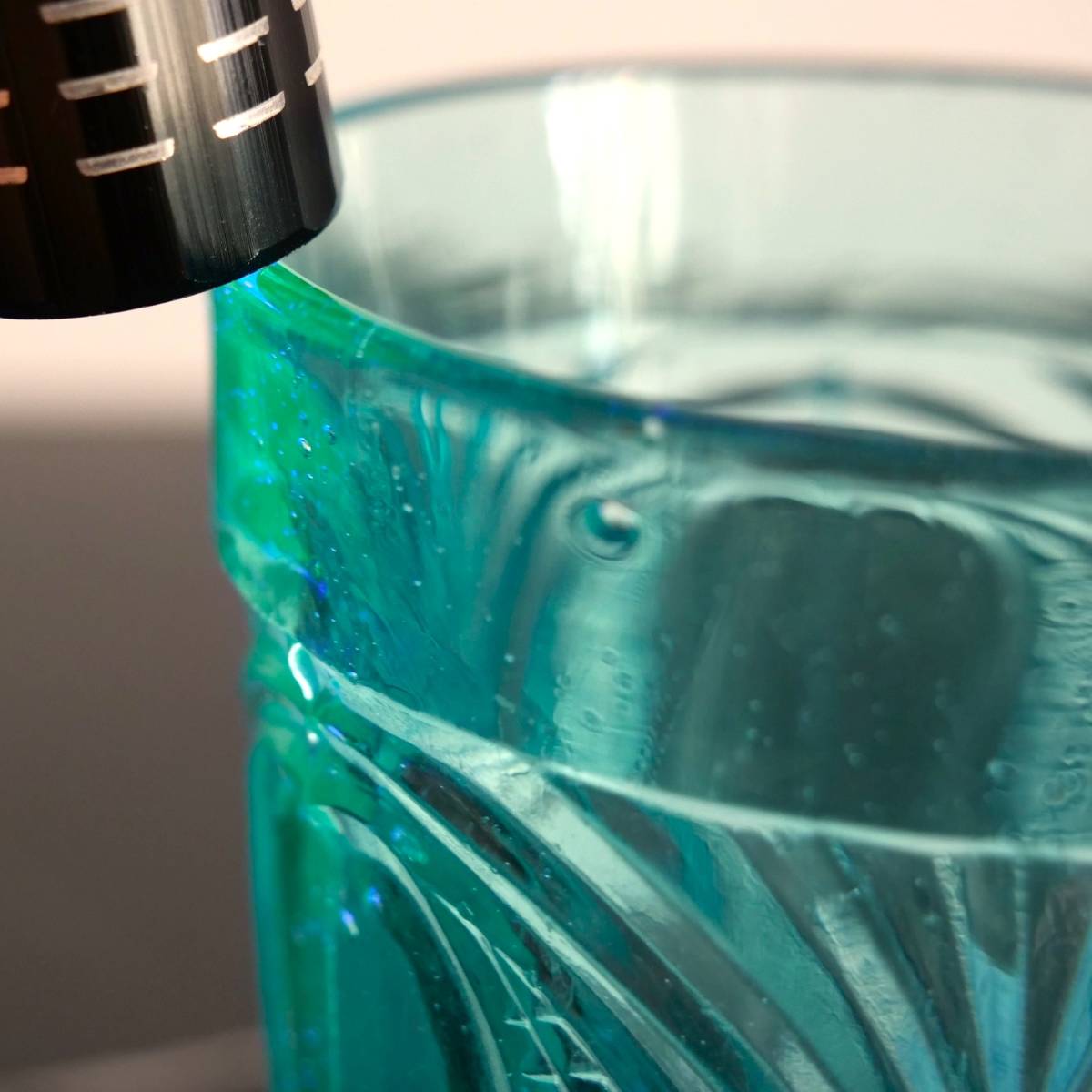ボヘミアガラス チェコ伝統ガラス工芸 デキャンタ&グラス3客セット