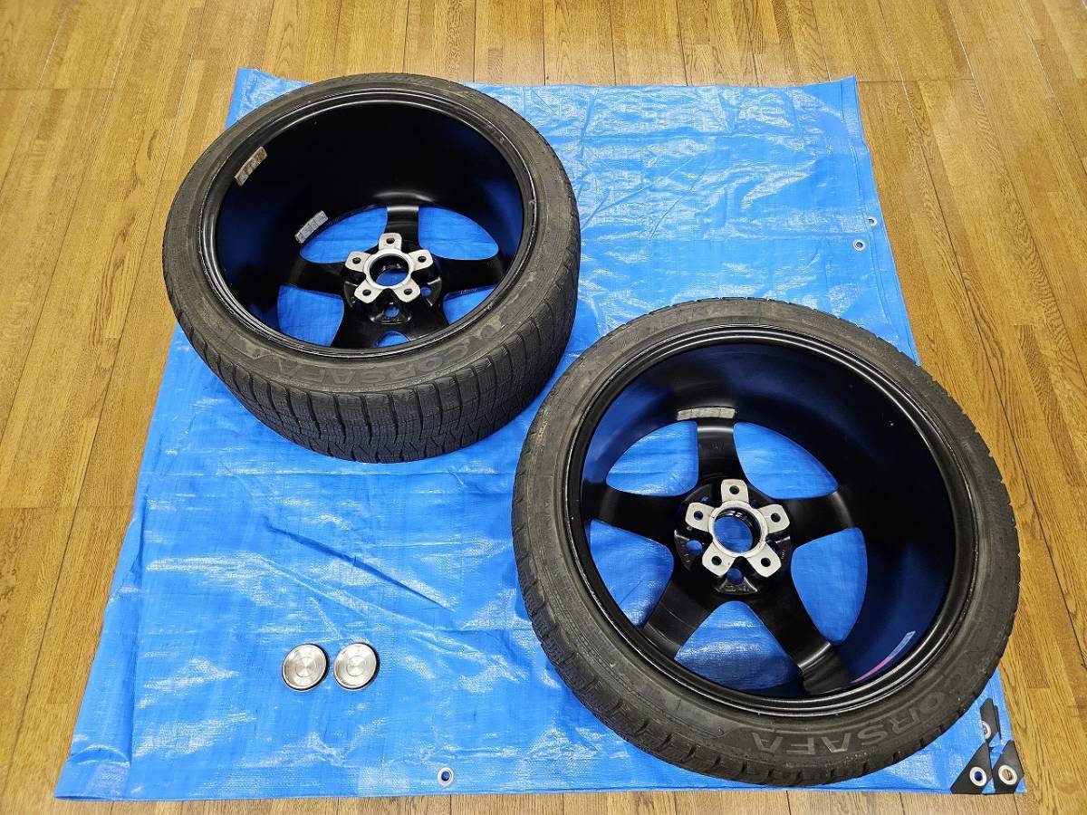 RAYS NISMO LMGT4 18インチ 9.5J +12 PCD 114.3 中古 2本セット レイズ 