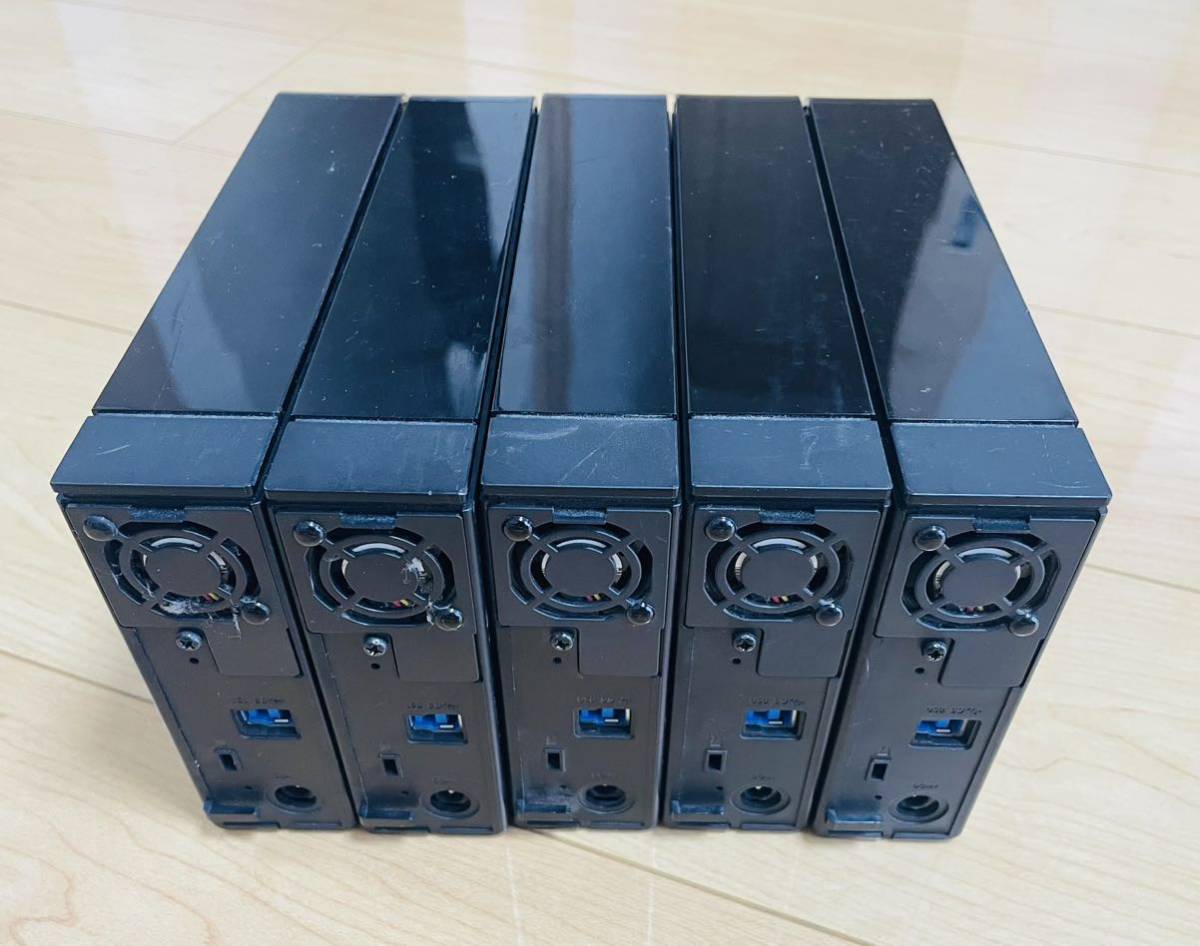 BUFFALO 外付けハードディスク 外付けHDD 4TB HD-LX4.0U3D 5個セット