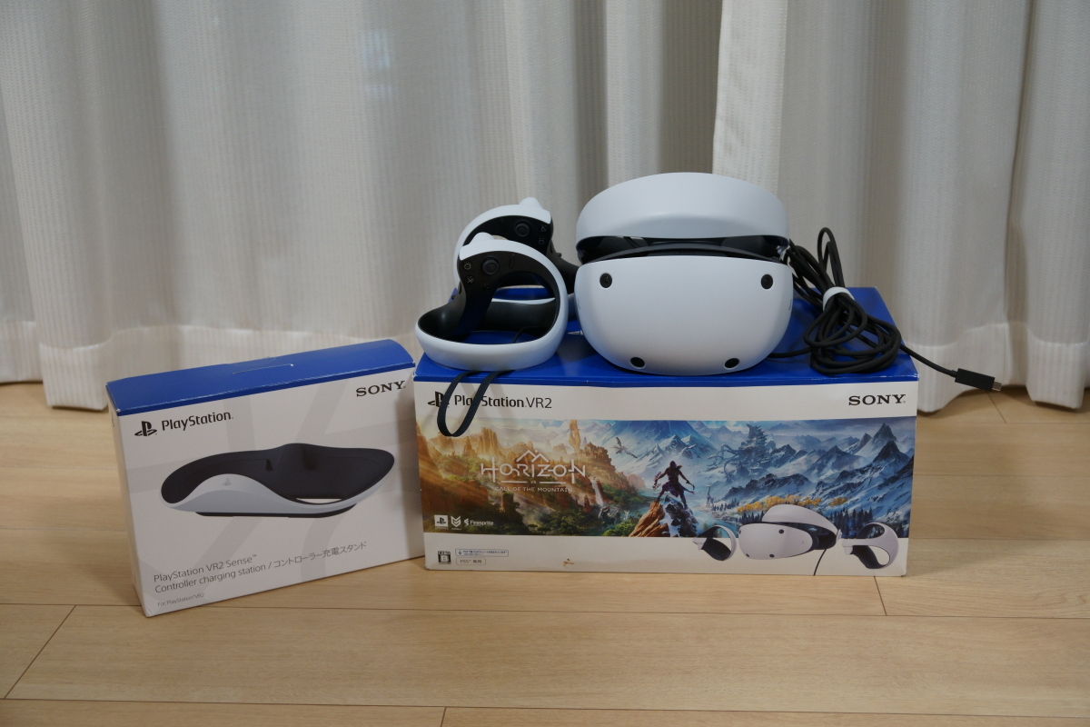 PS VR2[CFIJ-17001] 純正充電スタンド[CFI-ZSS1] 使用頻度少 コード 