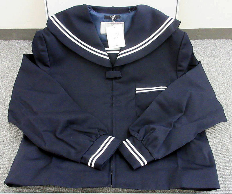 ★ラスト2着★女子中学生制服★青森県外ヶ浜町立三厩中学校★冬服セーラー服★165A or 170Aサイズ★未使用新品★富士ヨット★d
