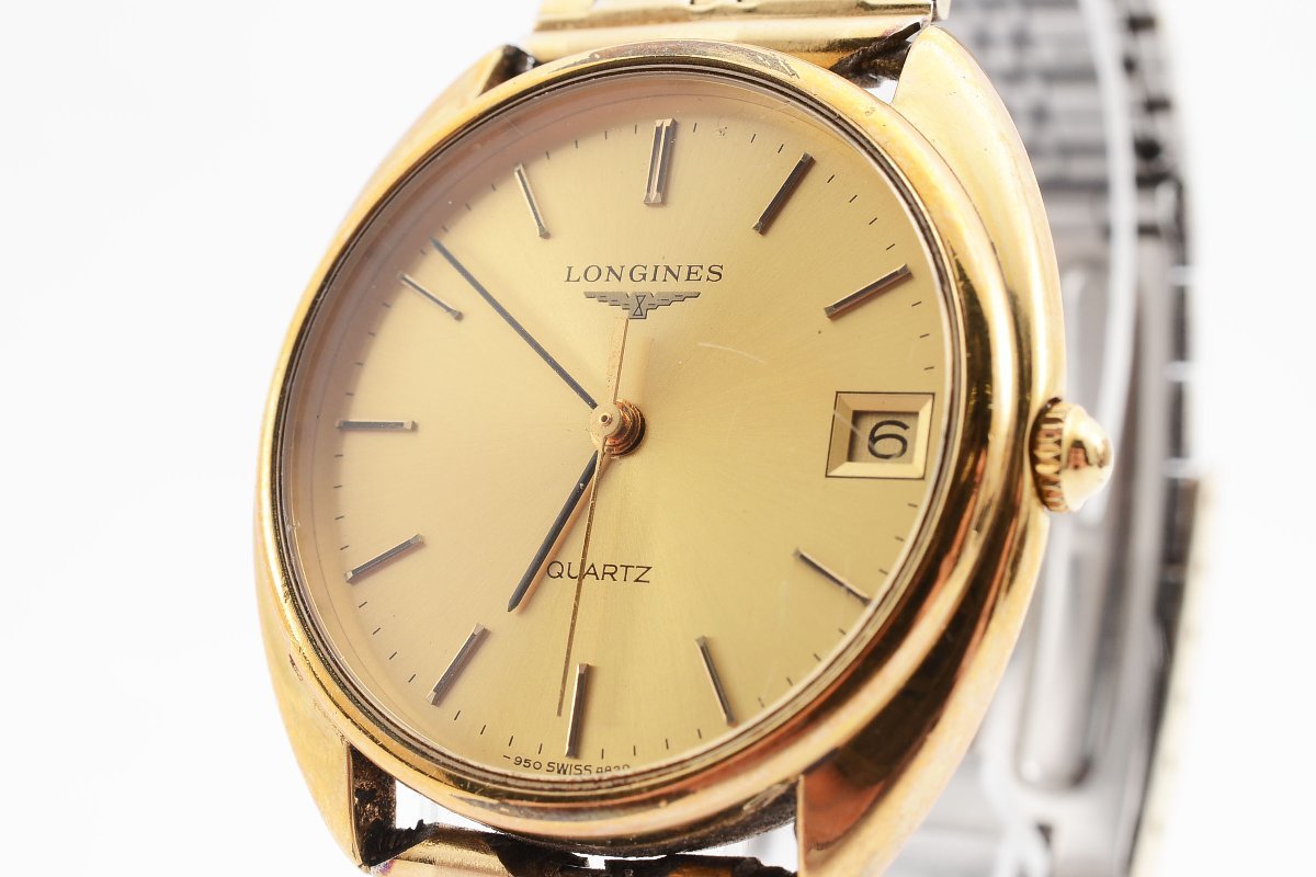LONGINES ロンジン 23308457 ゴールド ラウンド ゴールド文字盤 2針