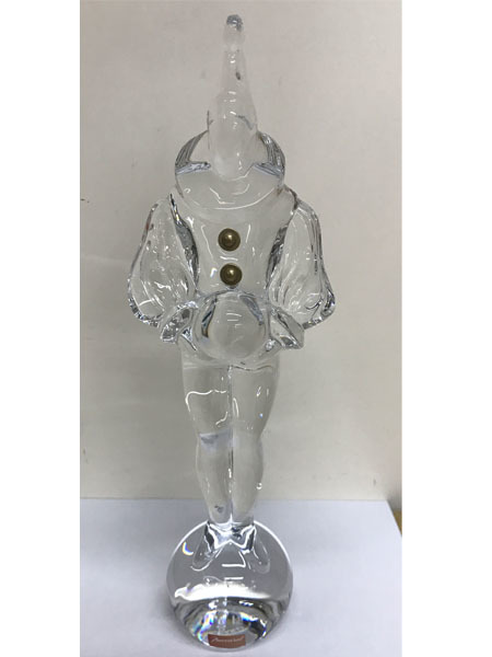 Sその他◇Baccarat バカラ マスカレード ピエロ フィギュリン クリスタルガラス◇C00