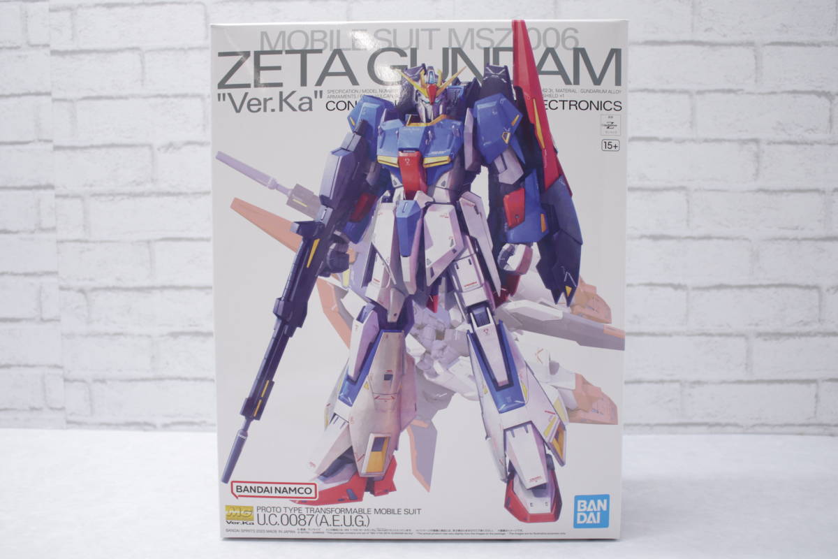 129【1円～】パーツ未開封★プラモデル 1/100 MG MSZ-006 ゼータガンダム Ver.Ka