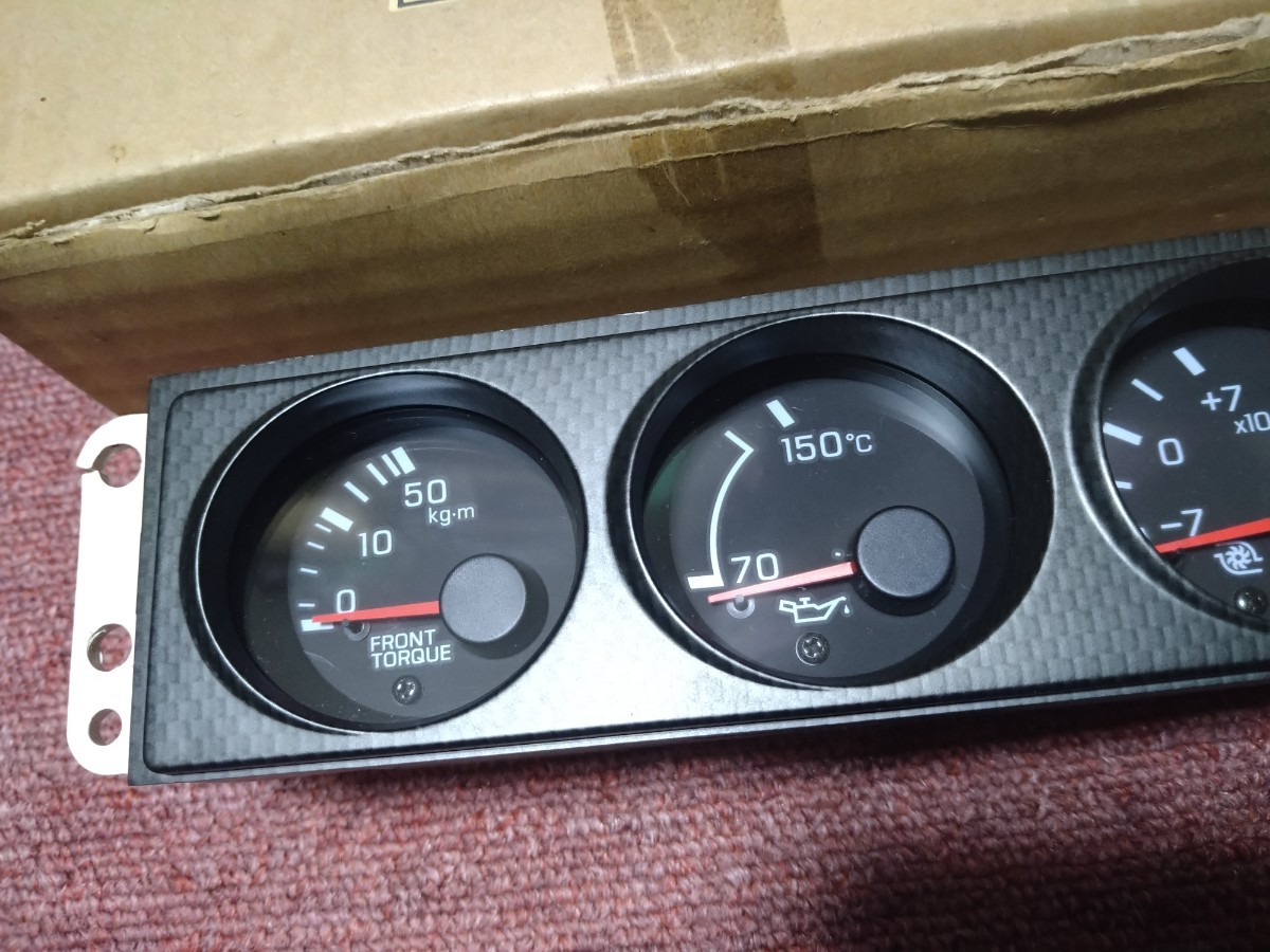 日産 R33 スカイライン GT-R 用 純正3 連メーター 美品？(計器、追加 