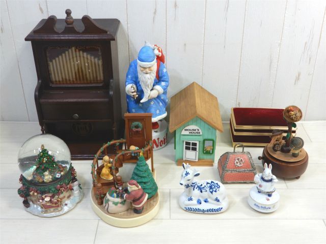 まとめ売り! オルゴール サンキョー TOYO House of Lloyd 他 スノードーム ジュエリーボックス など 10点 ジャンク 【3558ko】