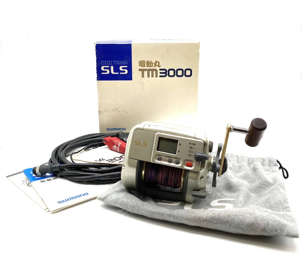 シマノデジタナSLS電動丸EC3000！通電確認済動作非常に快調