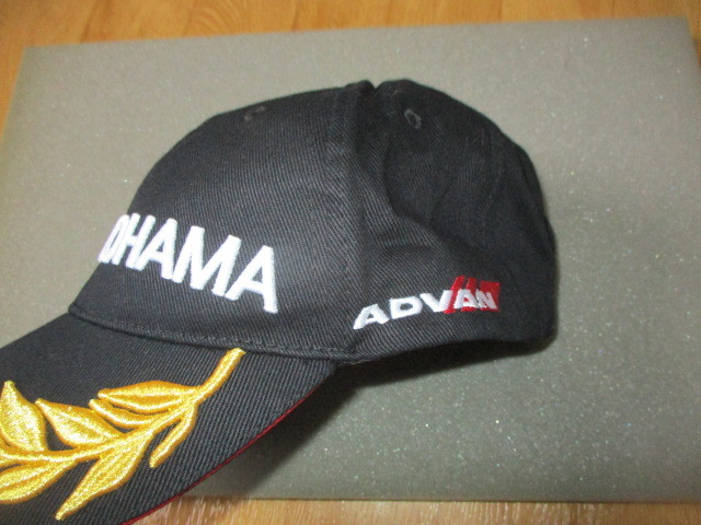 ヨコハマタイヤ・アドバン　オフィシャル　レーシング　フラッグキャップ・帽子　新同美中古　ネオバ・スーパーGT