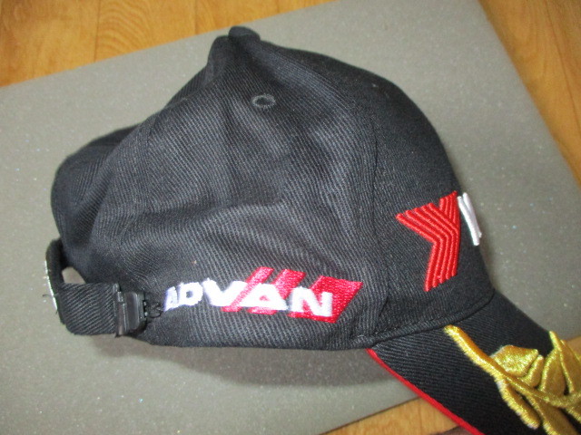 ヨコハマタイヤ・アドバン　オフィシャル　レーシング　フラッグキャップ・帽子　新同美中古　ネオバ・スーパーGT