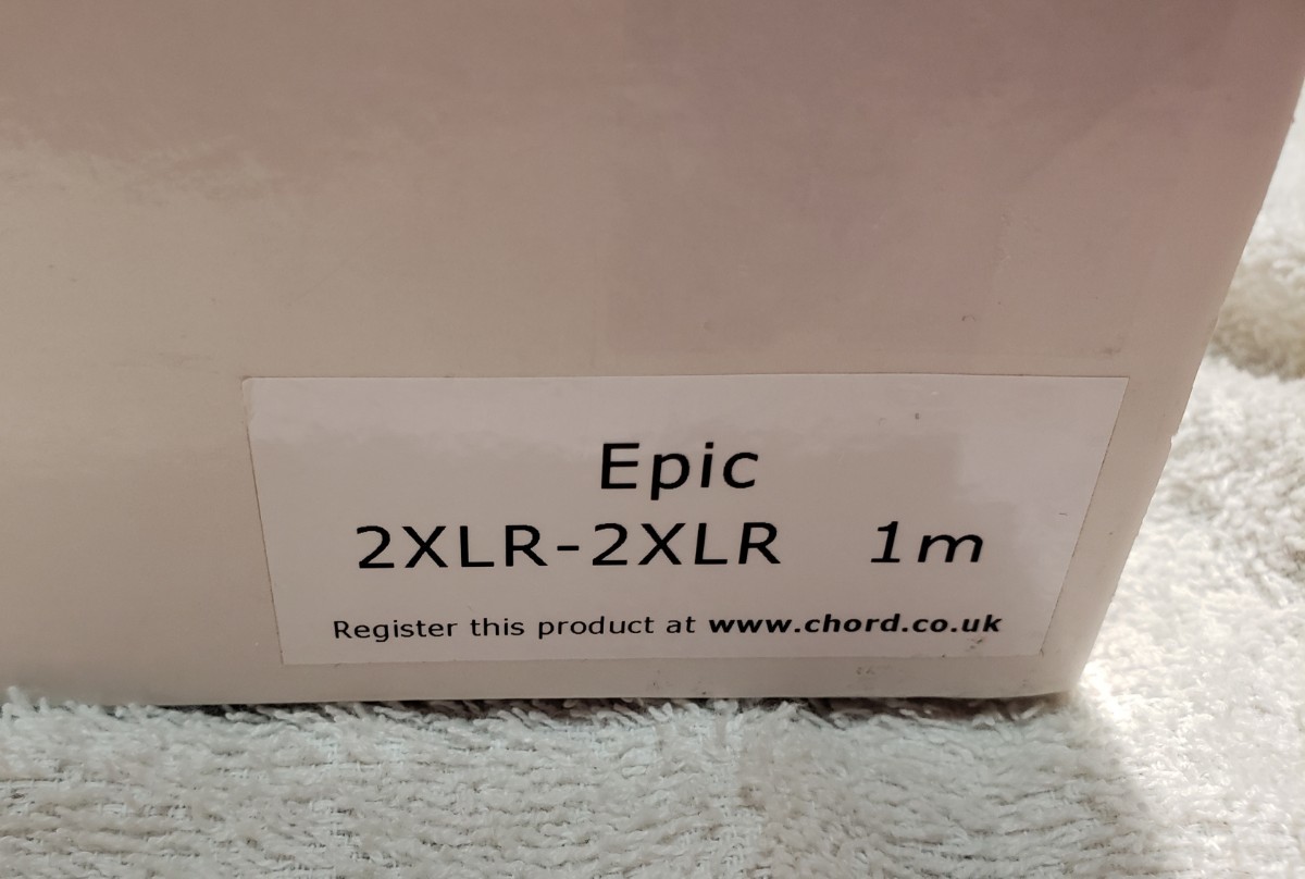 Chord XLR Epic Analogue - | Cables ARAY Company The EpicX Sound 2XLR Audio Organisation WEB