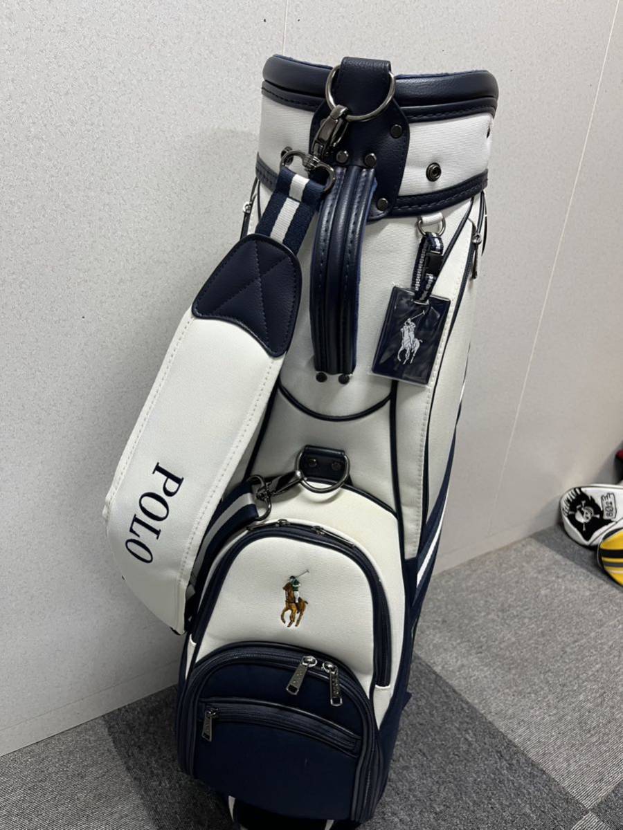 送料無料 希少 美品 POLO GOLF ポロベア キャディバッグ ラルフ