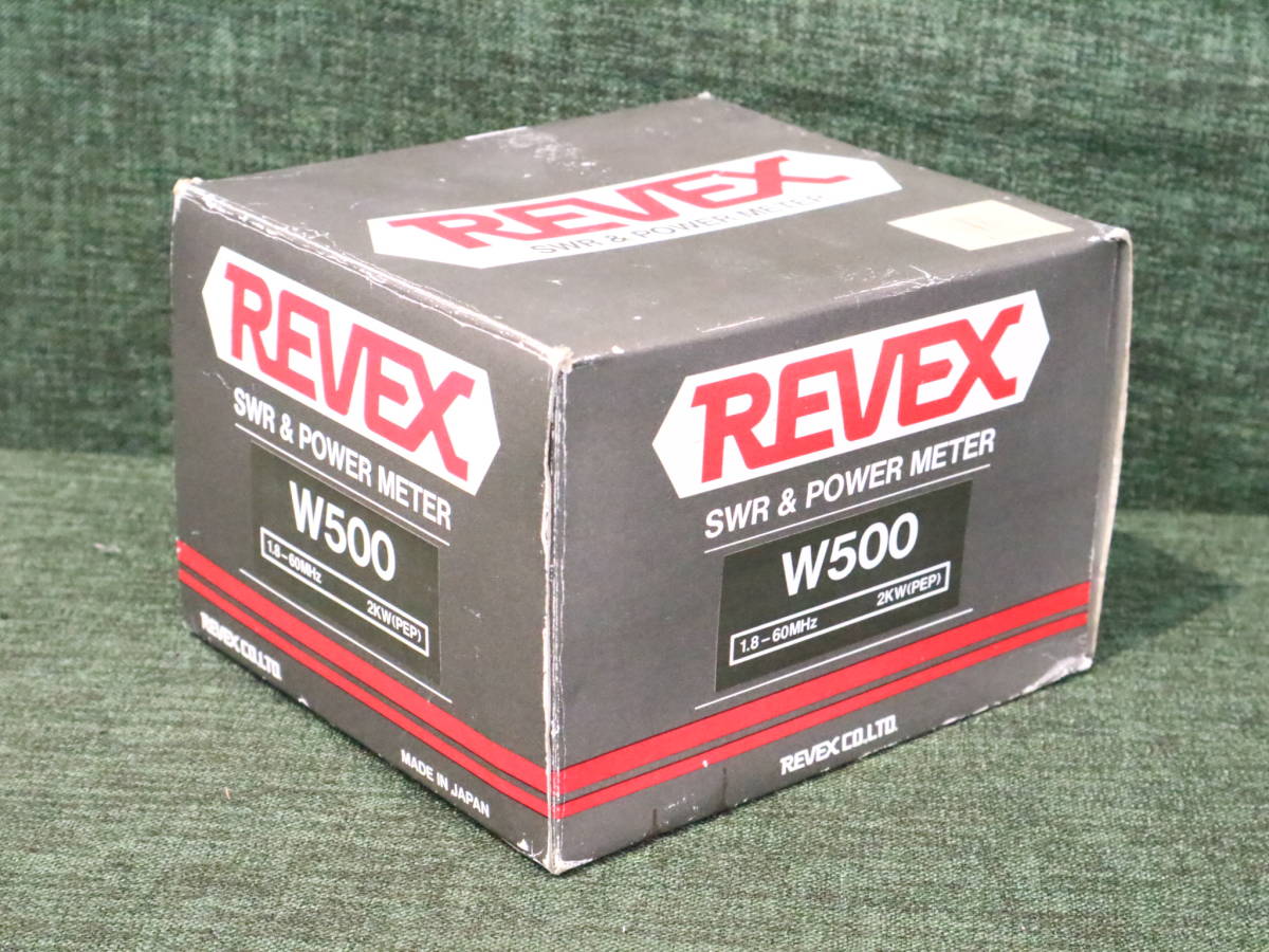 REVEX☆SWR&パワー計 W500 1.8～60MHz MAX2KW 中古 REVEXSWR&パワー計