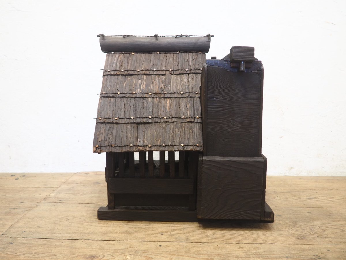 タI0565◆H60×W55，5×D48(cm)◆味わいのあるレトロな水車のオブジェ◆インテリア 古道具 日本家屋 古民家 雑貨屋 アトリエ インテリアL庭 Hytera BP565 DMR 0 B 2.4