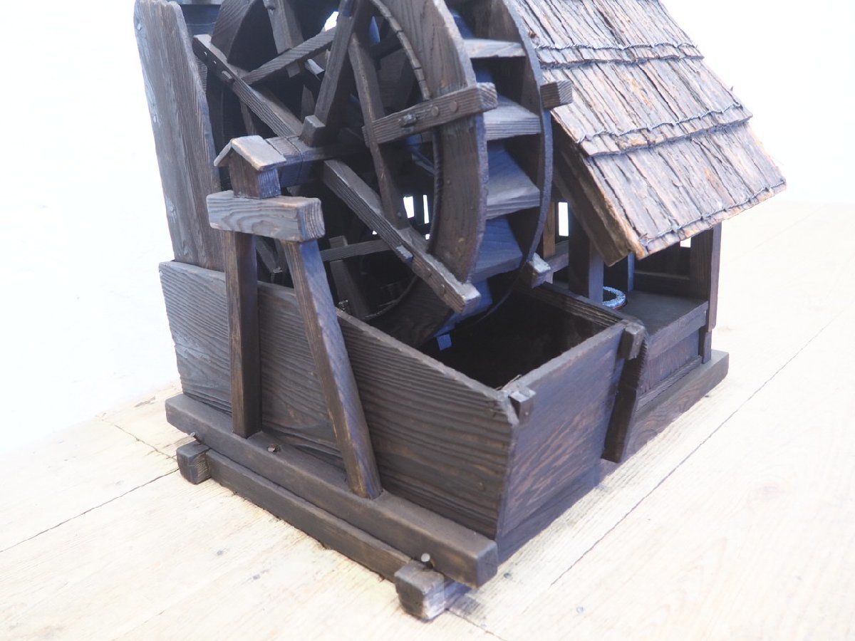 タI0565◆H60×W55，5×D48(cm)◆味わいのあるレトロな水車のオブジェ◆インテリア 古道具 日本家屋 古民家 雑貨屋 アトリエ インテリアL庭 Hytera BP565 DMR 0 B 2.4