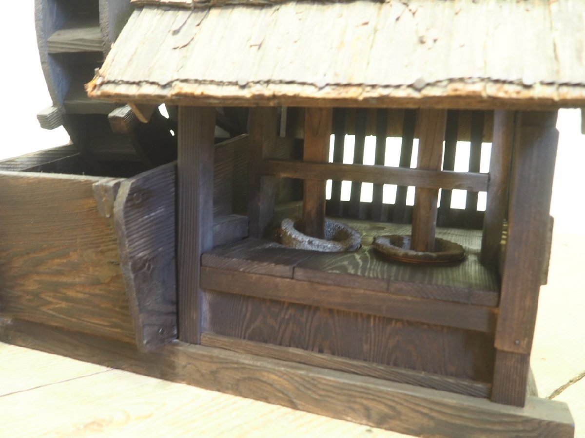 タI0565◆H60×W55，5×D48(cm)◆味わいのあるレトロな水車のオブジェ◆インテリア 古道具 日本家屋 古民家 雑貨屋 アトリエ インテリアL庭 Hytera BP565 DMR 0 B 2.4