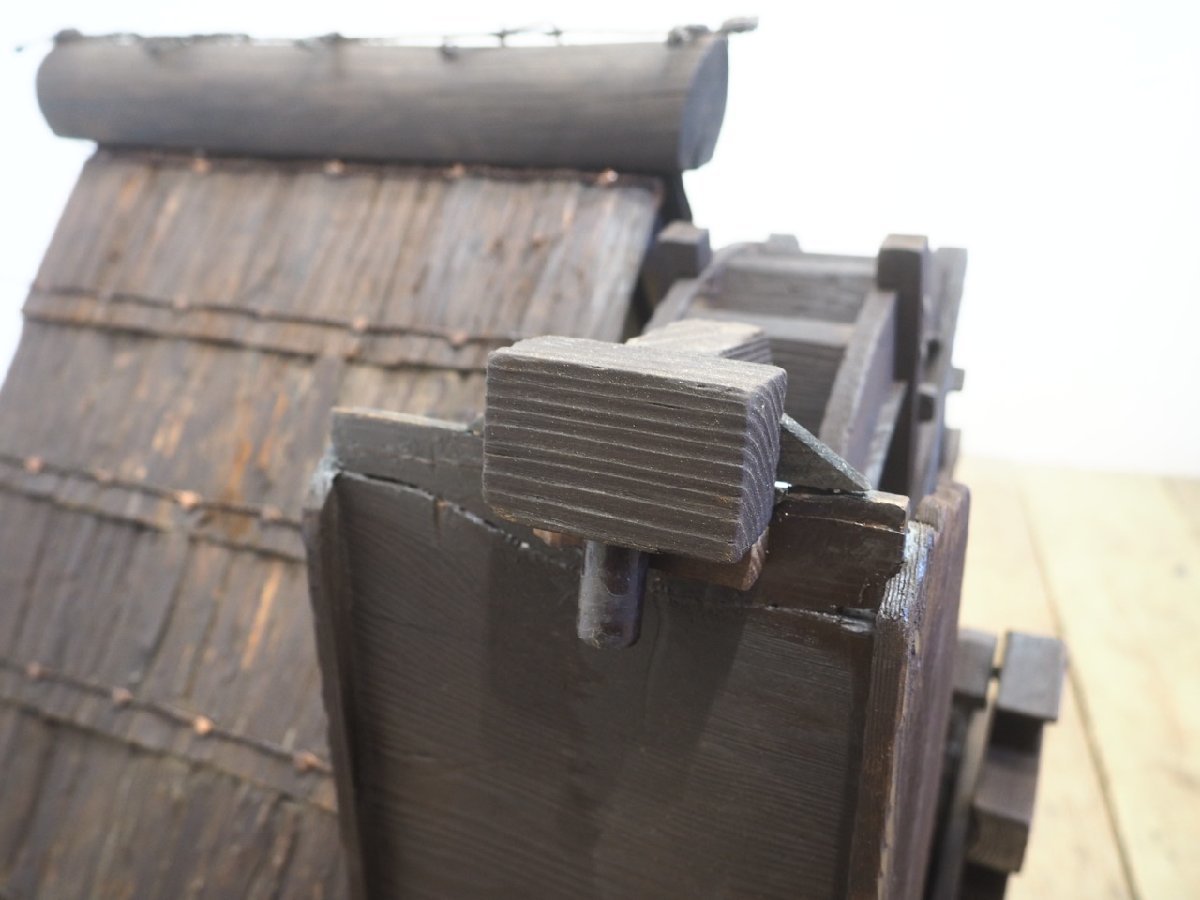 タI0565◆H60×W55，5×D48(cm)◆味わいのあるレトロな水車のオブジェ◆インテリア 古道具 日本家屋 古民家 雑貨屋 アトリエ インテリアL庭 Hytera BP565 DMR 0 B 2.4