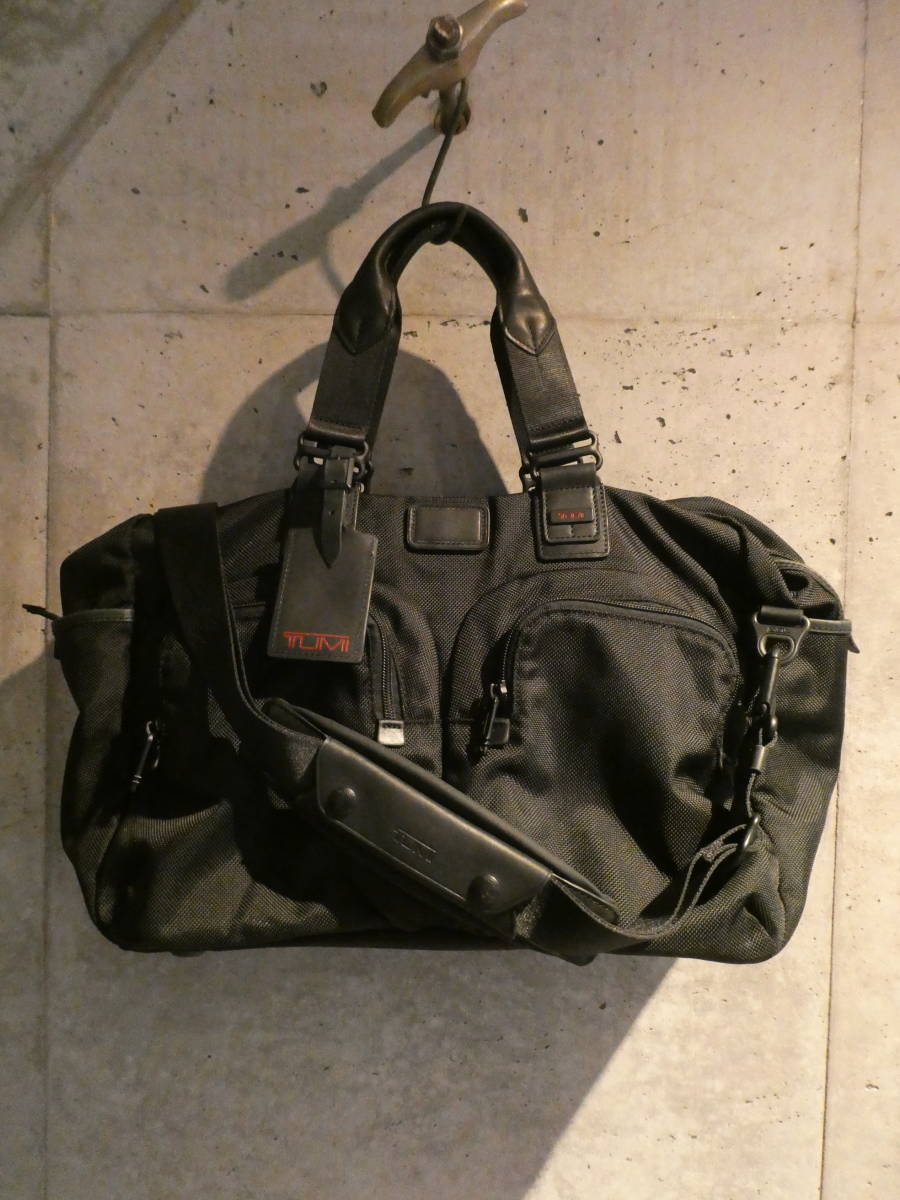 ☆TUMI トゥミ 2WAYバック ブラック バリスティクナイロン×レザー