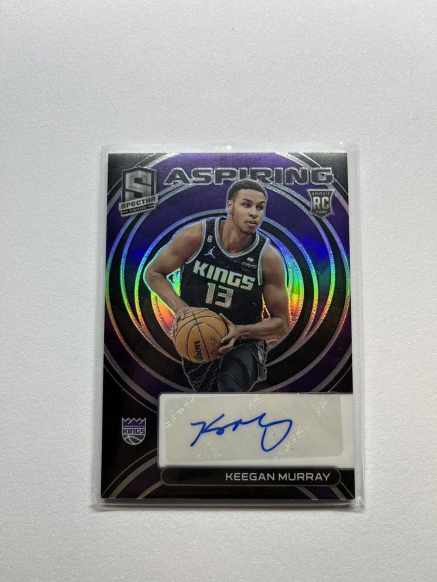 KEEGAN MURRAY RC AUTO /99 KINGS spectra prizm Panini basketball