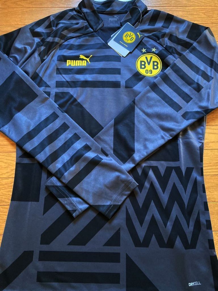 新品 正規品 アディダス ボルシア・ドルトムント 22/23 プレマッチ ニットトップ US Mサイズ 767656 02
