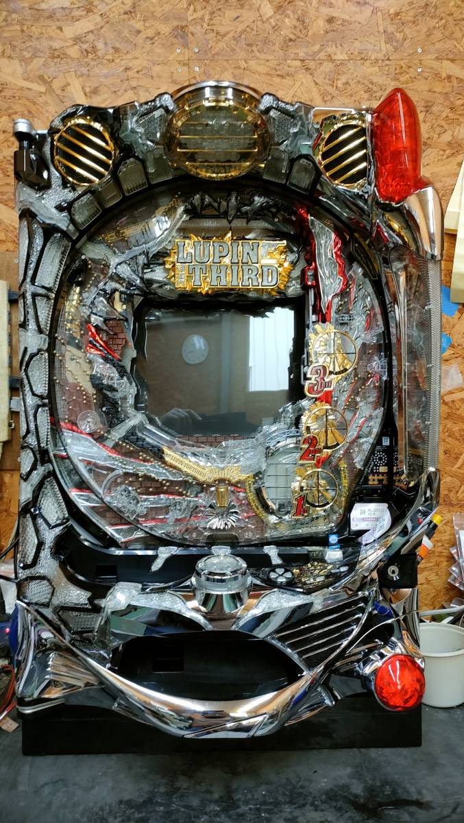 パチンコ実機 CR消されたルパン394ver オート機能付き データランプ