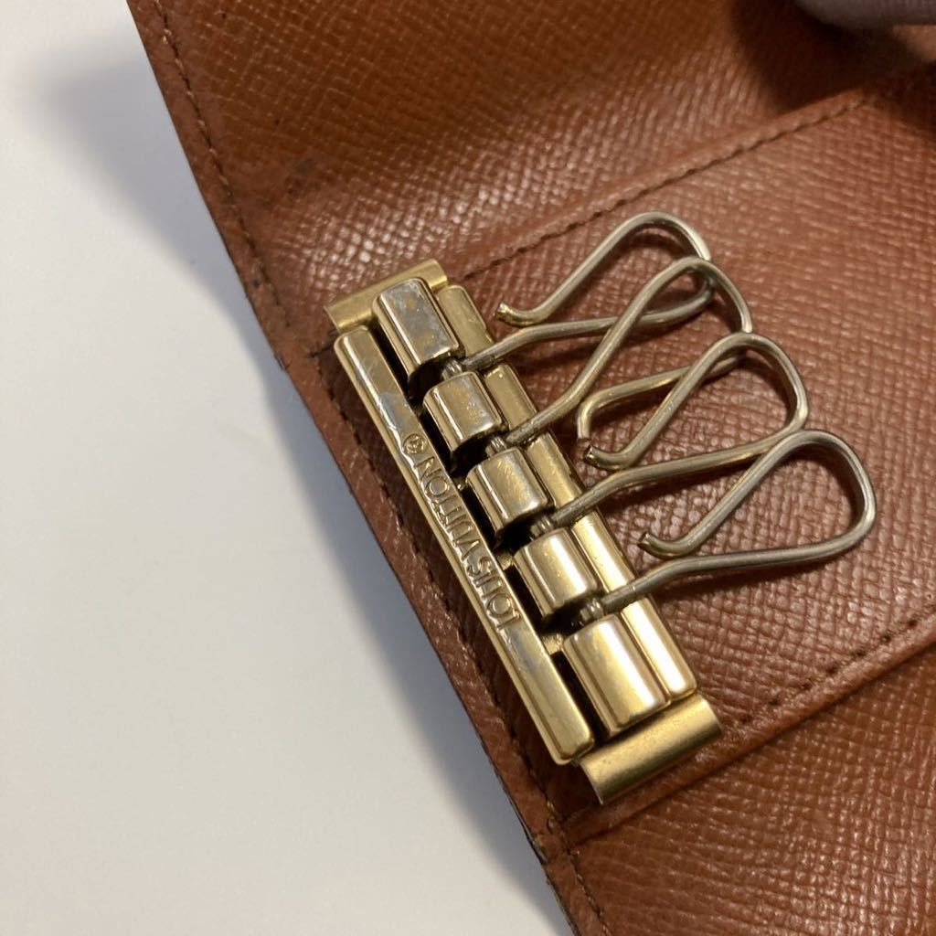 ☆LOUIS VUITTON ヴィトン モノグラム キーケース 4連 中古【鑑定済み