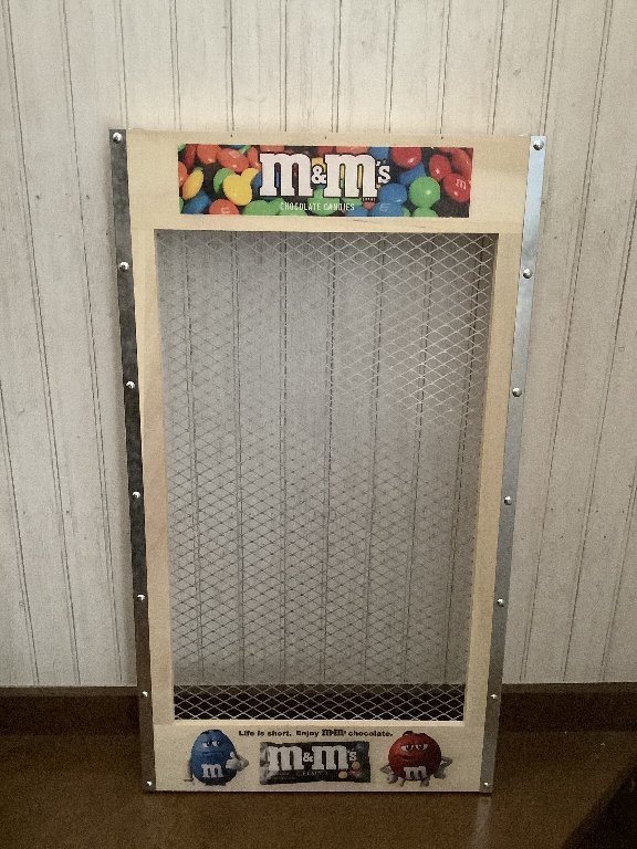 m&m's エムアンドエムズ　DIYディスプレイボード　看板 アメリカン雑貨