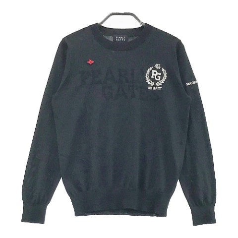 PEARLY GATES パーリーゲイツ 055-1170302 クルーネック 長袖Tシャツ