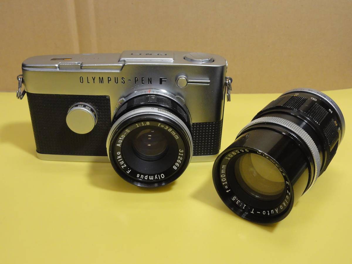 OLYMPUS PEN FT 3点セット ○ 本体 ○ F.Zuiko Auto-S 38mm F1.8 ○ E