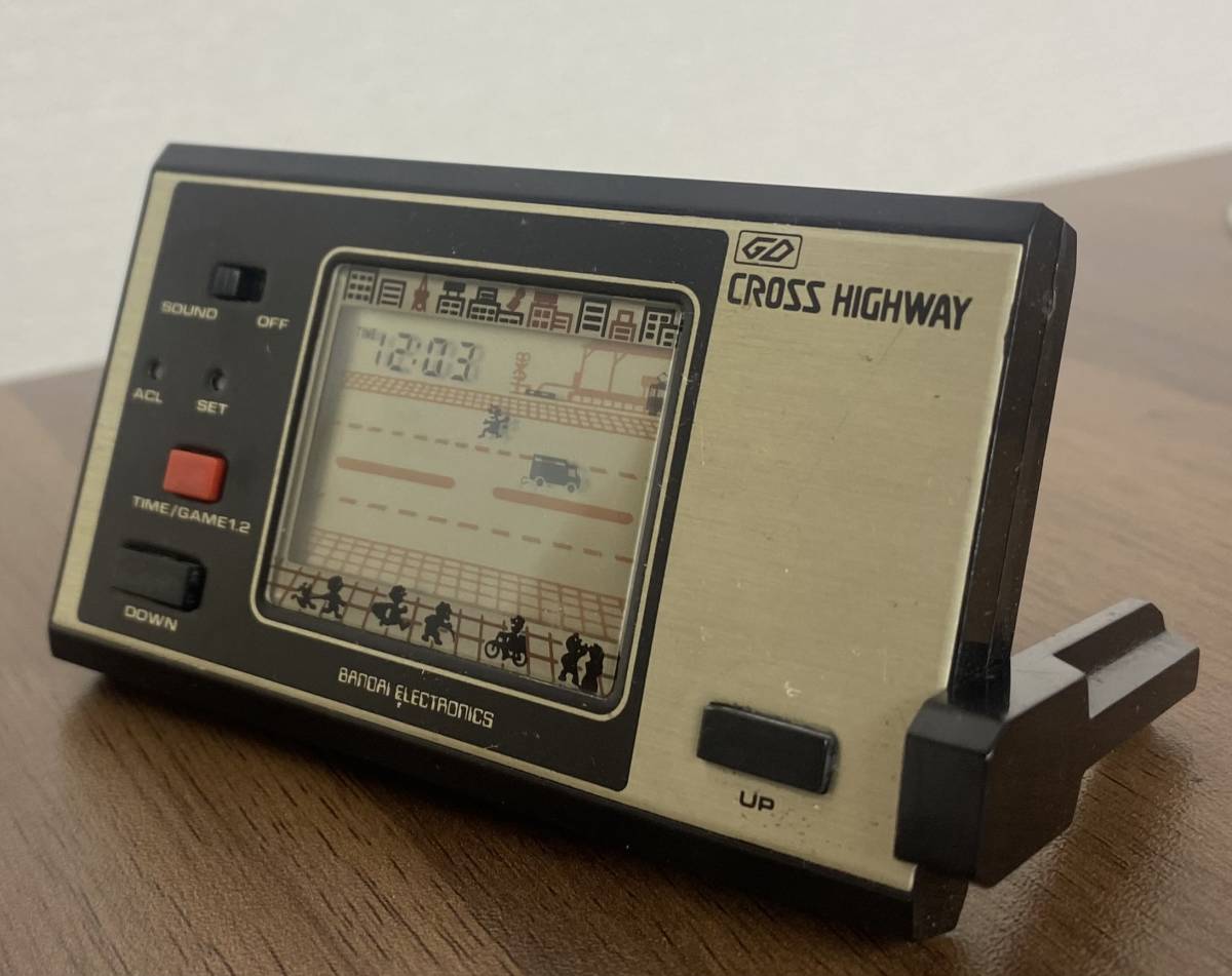 クロスハイウェイ CROSS HIGHWAY ゲームウォッチ - BANDAI レトロ