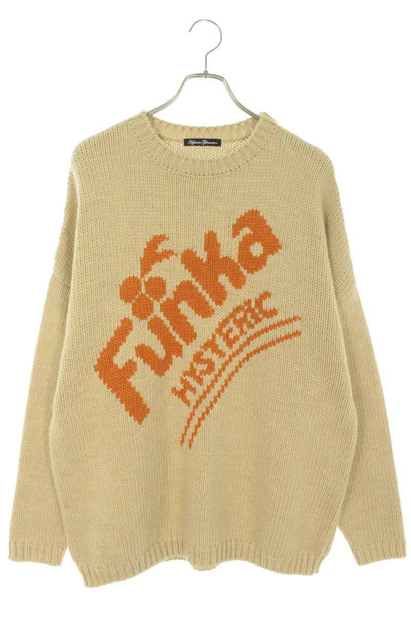 ヴィンテージ★レア★美品★ヒステリックグラマー　サマーニット　90’ Y2K ヒステリックグラマー HYSTERIC GLAMOUR 01193NS27 サイズ:FREE Funka