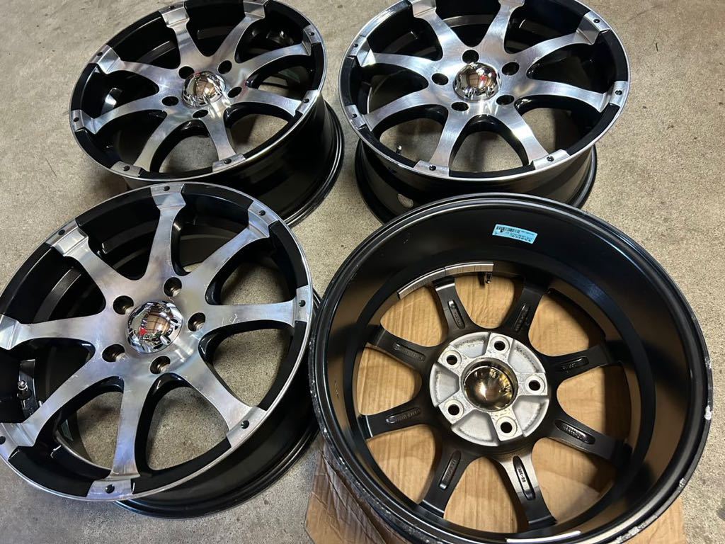 ☆MKW 4本 PCD127 7.5J+35 車用ホイール 17インチ A 送料