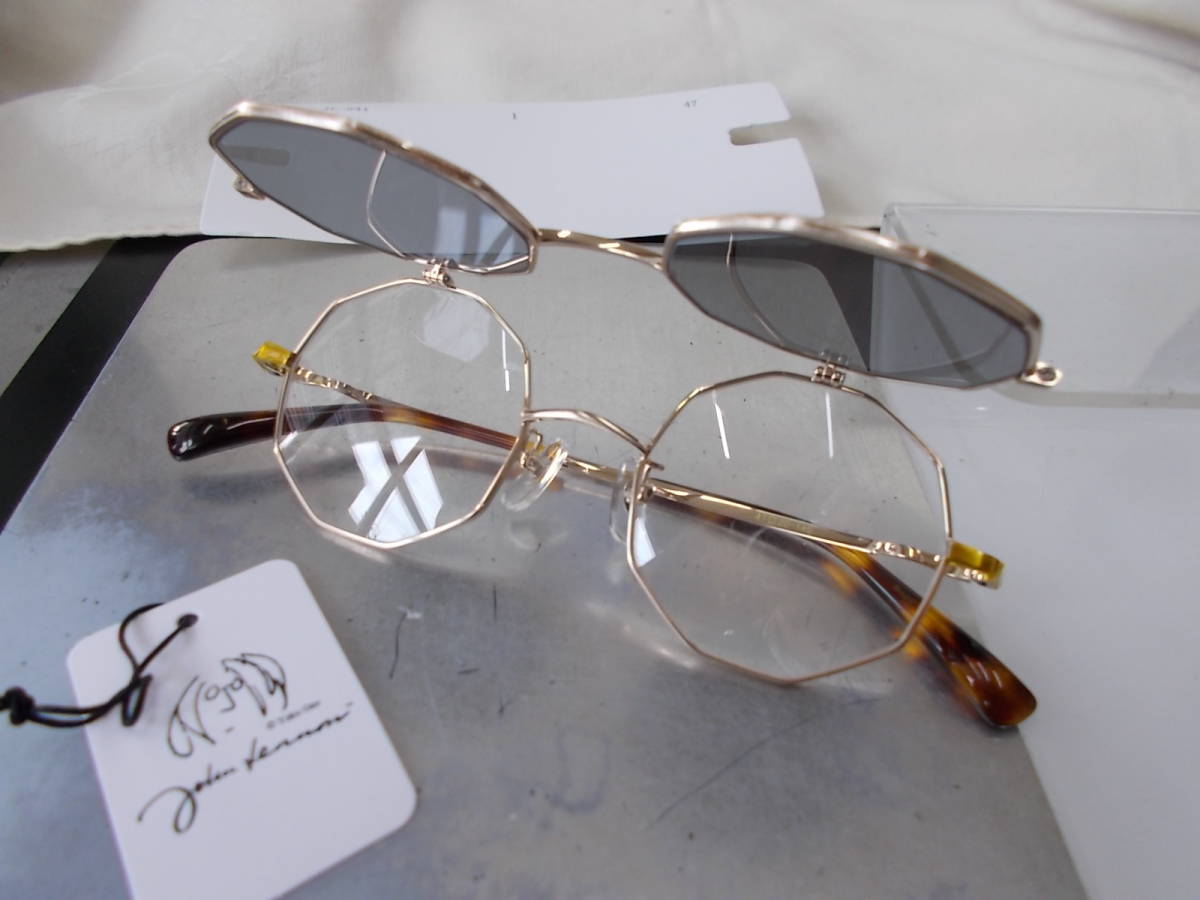 ジョンレノン 跳ね上げ式 Lennon John サングラス メガネ ジョン・レノン 美品✨John 跳ね上げ式フリップアップ ジョンレノンメガネ跳ね上げ1088-3⁄正規販売店全国対応JR大府駅前 丸眼鏡 | 跳ね上げサングラス 丸メガネ めがね、コンタクト 安い商品を通販