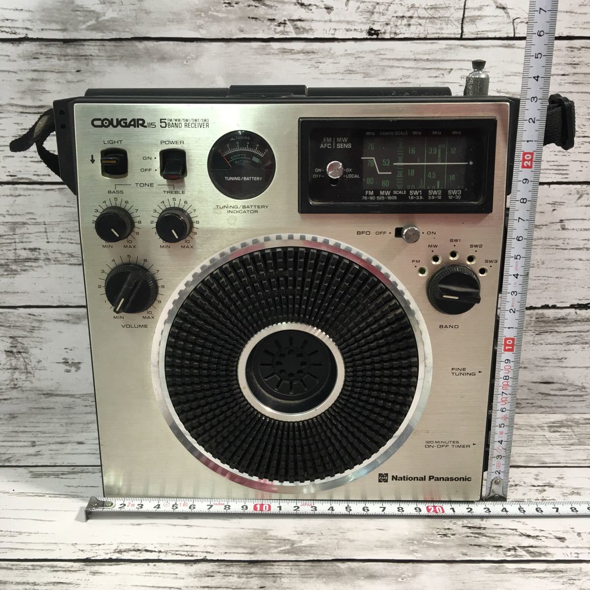 National Panasonic Cougar No.7 Rf-877 FM Wide Band Radio for sale