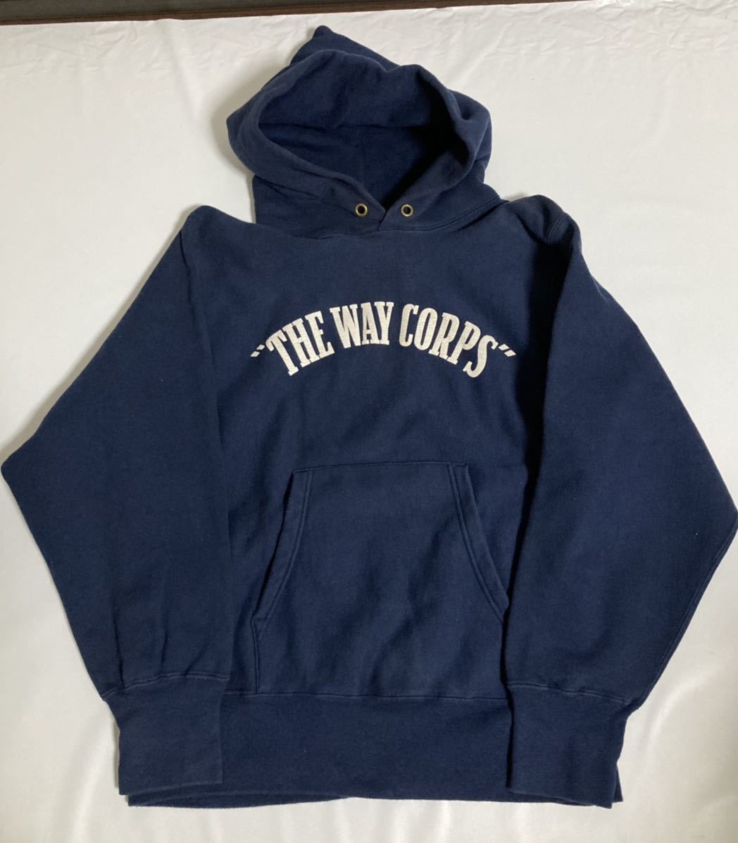 80s USA製 Mサイズ チャンピオン リバースウィーブ パーカー トリコタグ Champion 80年代 ビンテージ ヴィンテージ ネイビー 紺 スウェット