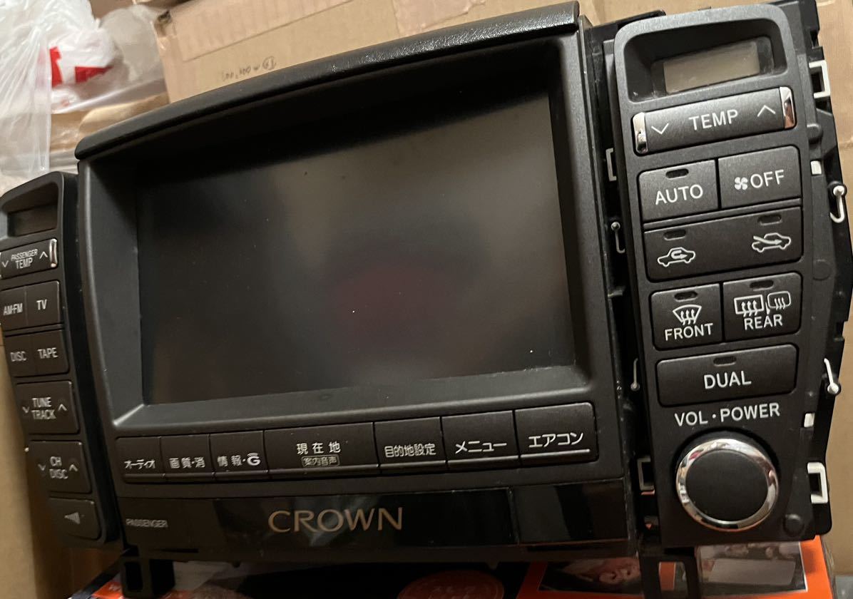 トヨタ クラウン GRS 18系 HDDナビ マルチモニター エアコン ゼロ