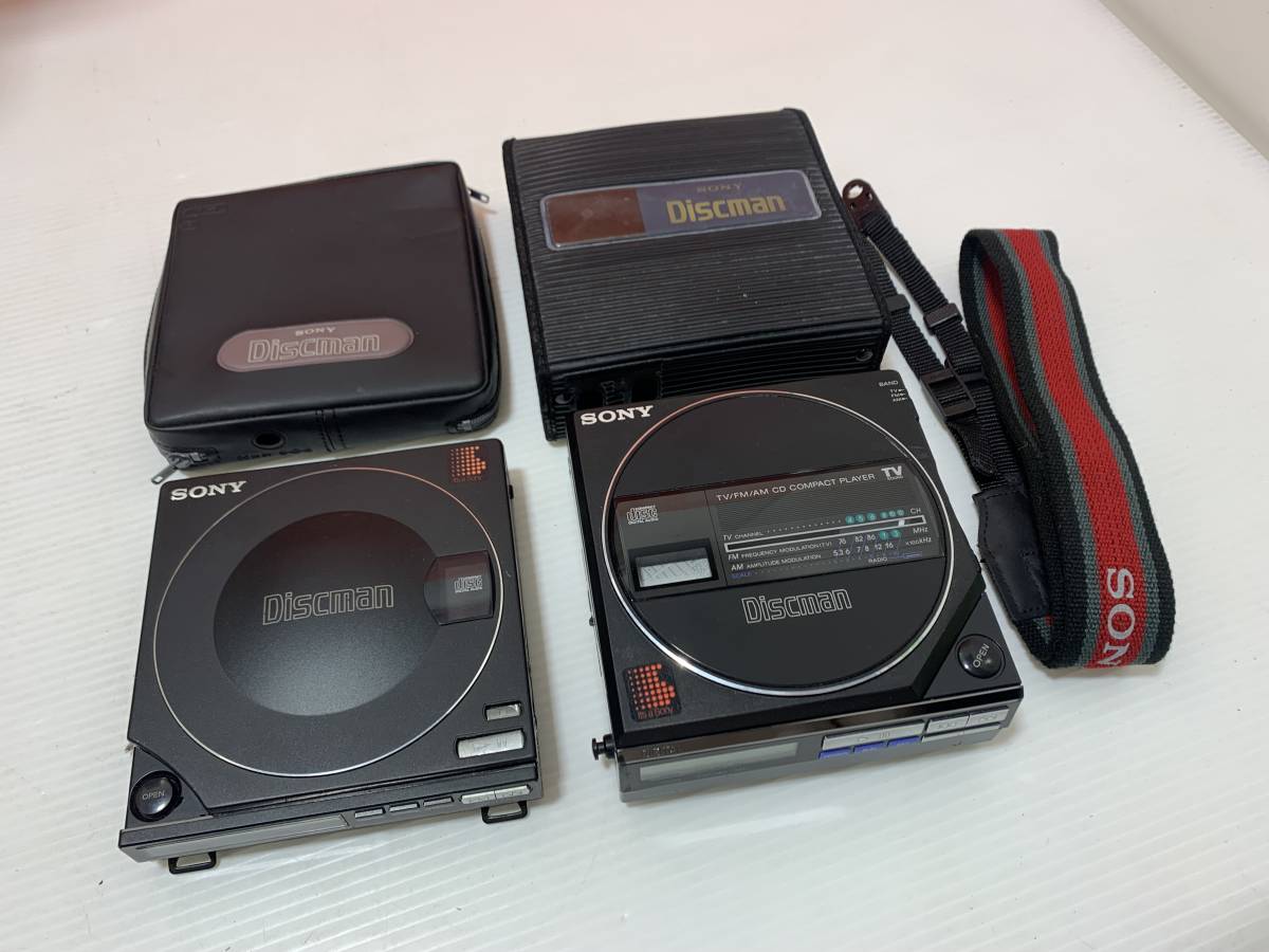 SONY Discman ディスクマン 2点セット ポータブルCDプレーヤー D-100 