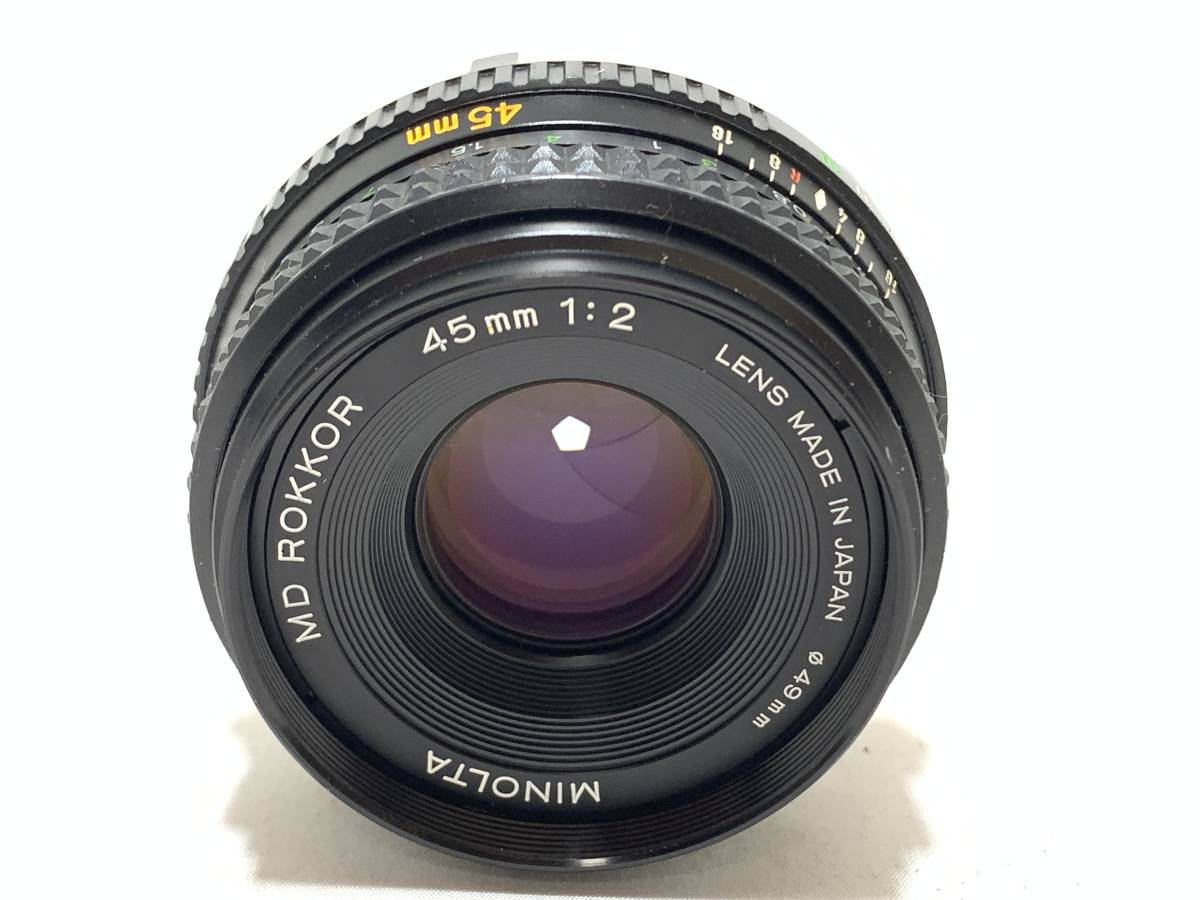 ☆特上品☆ MINOLTA ミノルタ MD ROKKOR 45mm F2 @1947