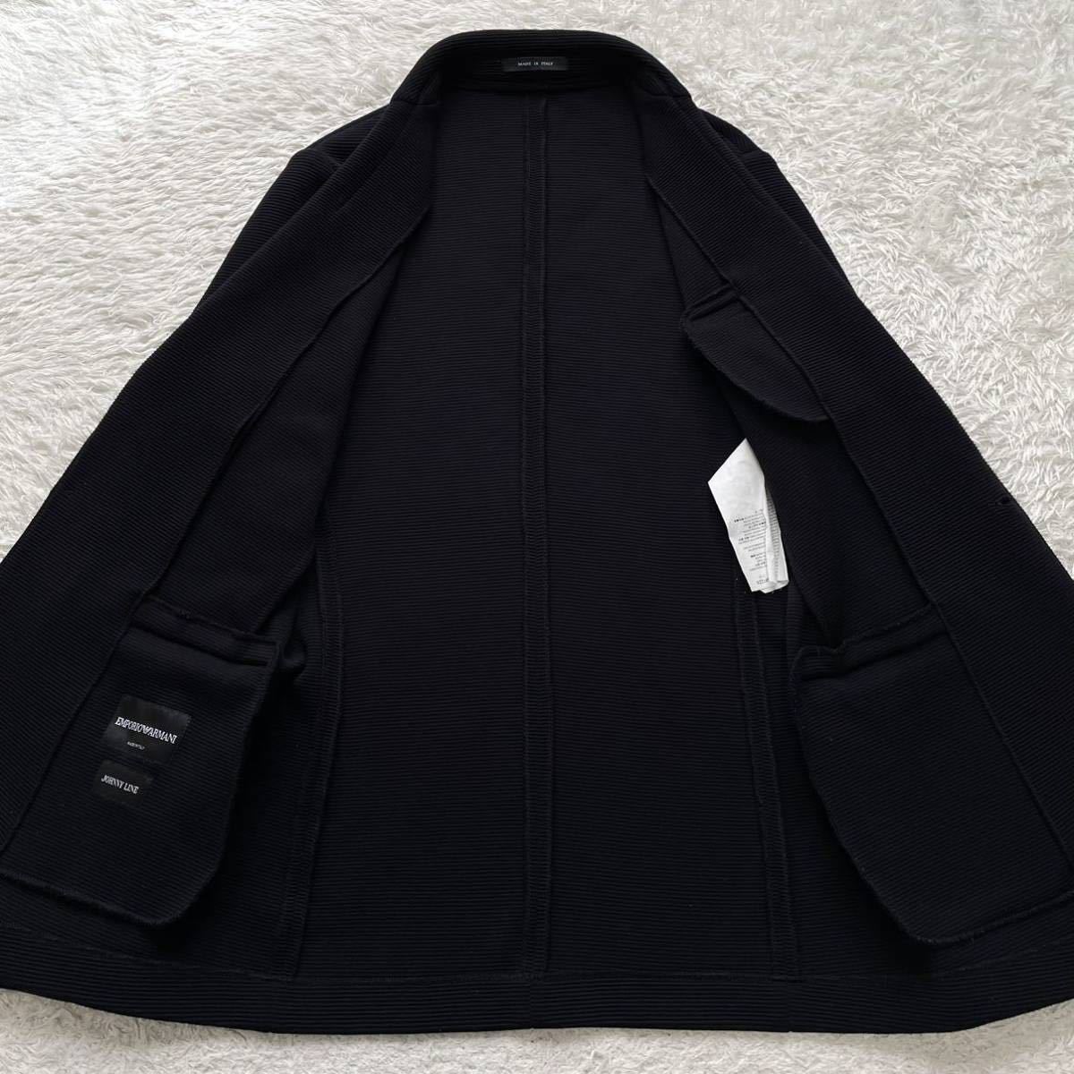 美品◎エンポリオアルマーニ EMPORIO ARMANI JOHNNY LINE 黒タグ 