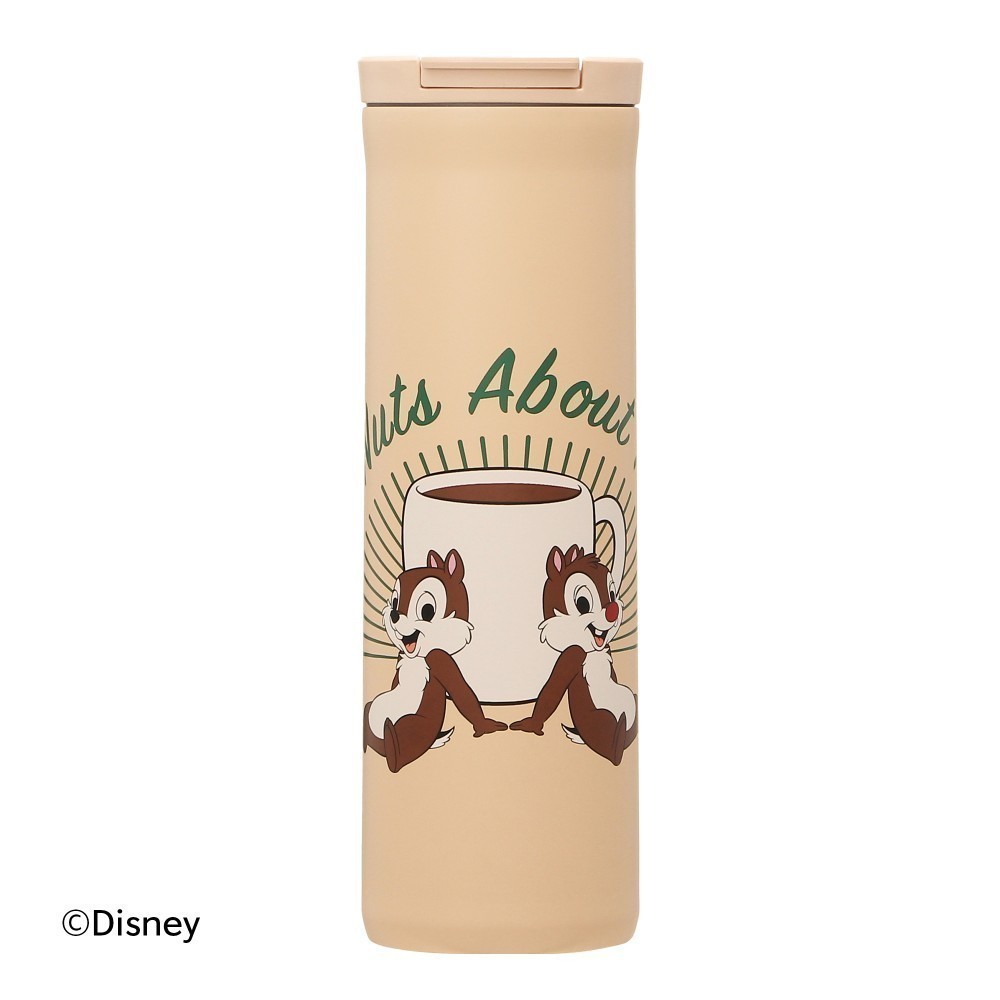 スターバックス　オンラインストア限定　　DISNEY Chip 'n Dale 　フリップリッドステンレスボトル ベージュ 473ml　箱入り★チケットなし