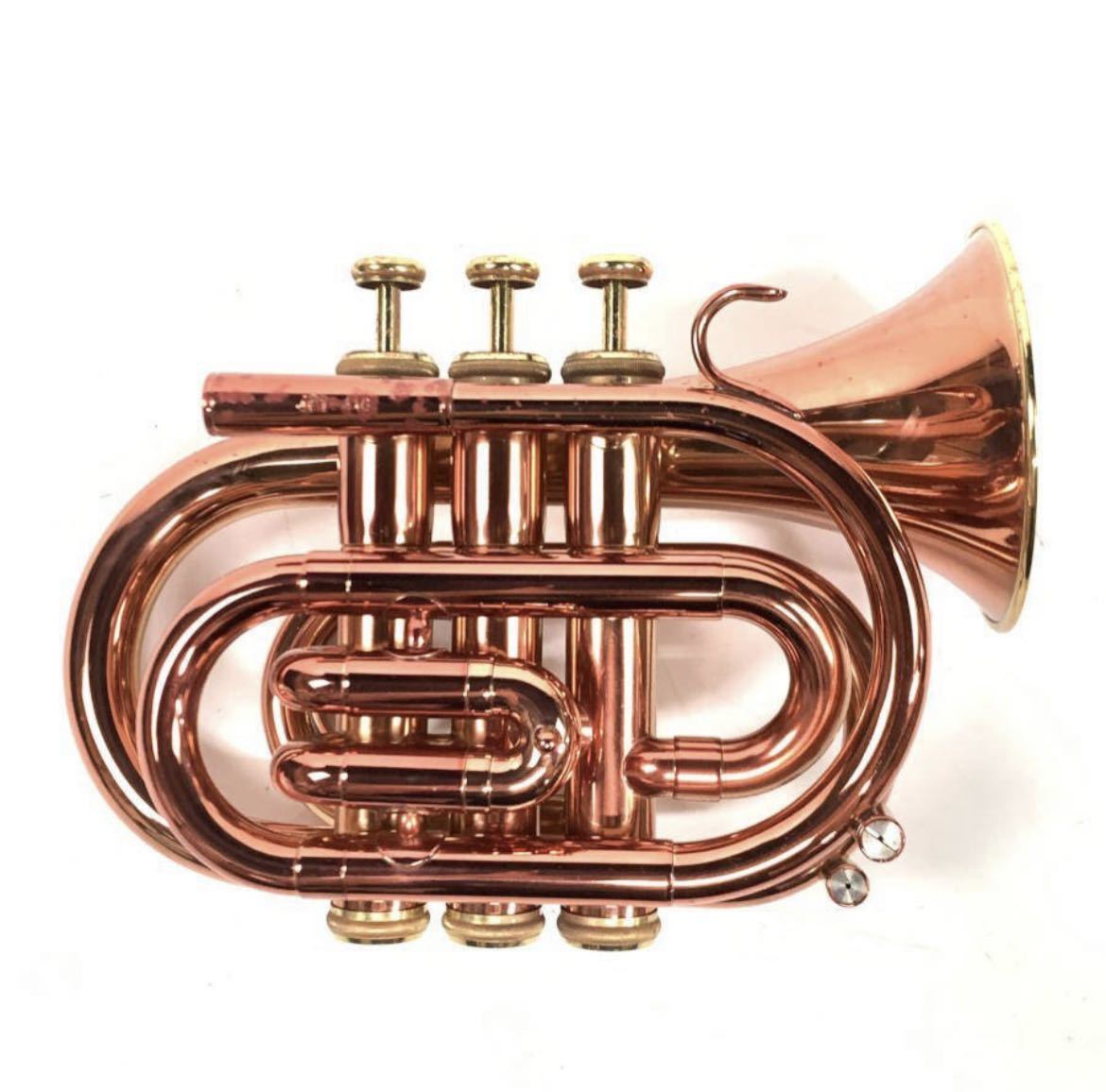 ジュピター JUPITER JPT-416 ポケットトランペット レッド ポケットトランペット ジュピター JUPITER JPT-416 - Bb トランペット