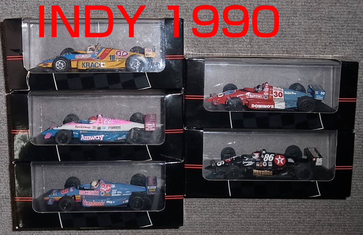 送料込み 1990 インディ 6台セット 1/43 ローラ シボレー インディー