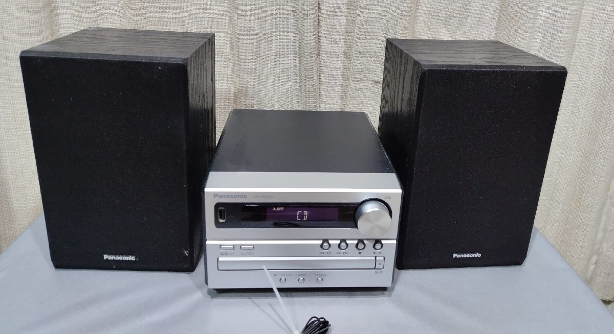 パナソニック ブルートウース・CD・ラジオ ミニコンポ SA-PM250