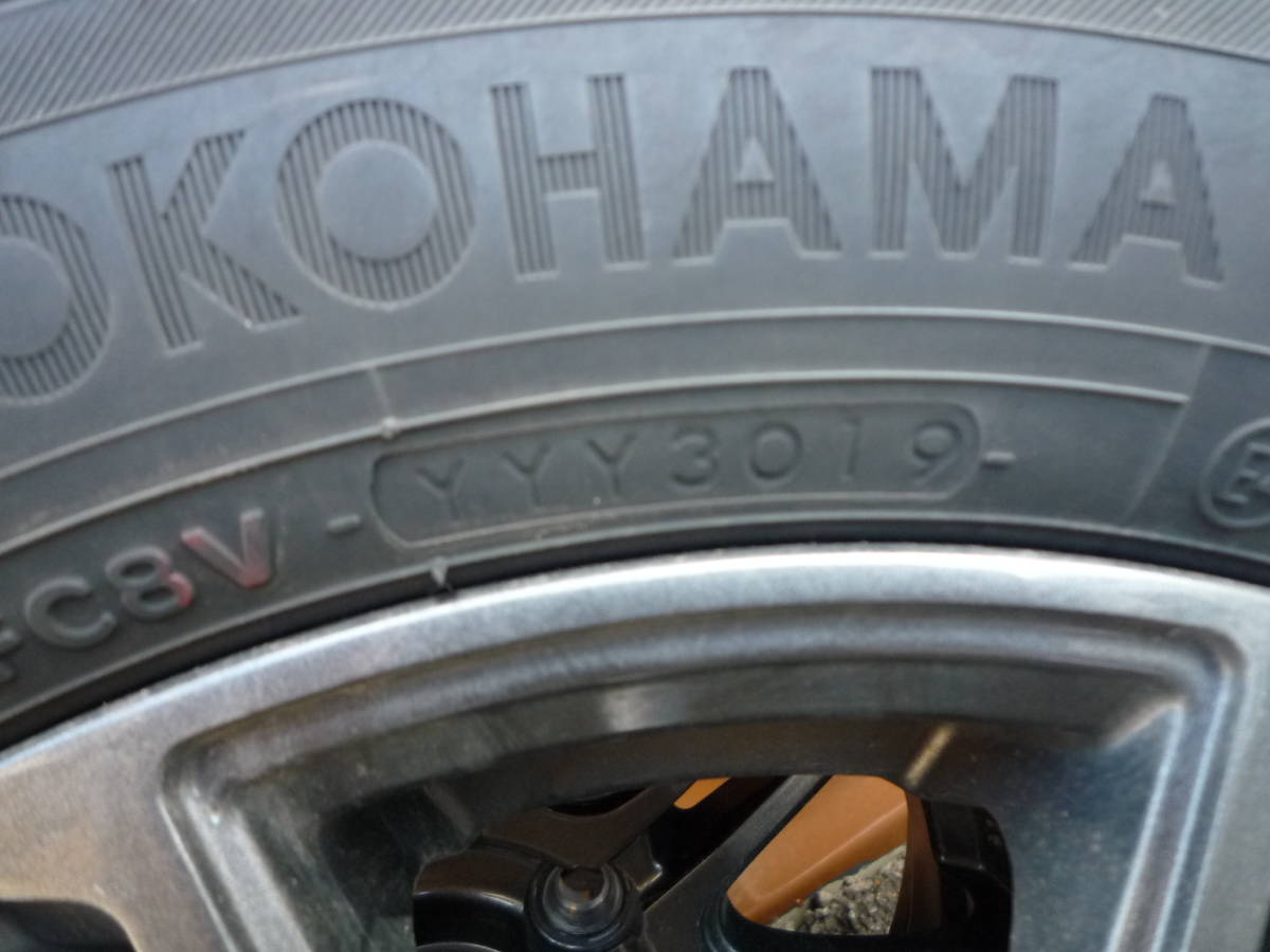 155/65R14 YOKOHAMA iceGUARD iG60 19年製造 スタッドレス 4本セット 