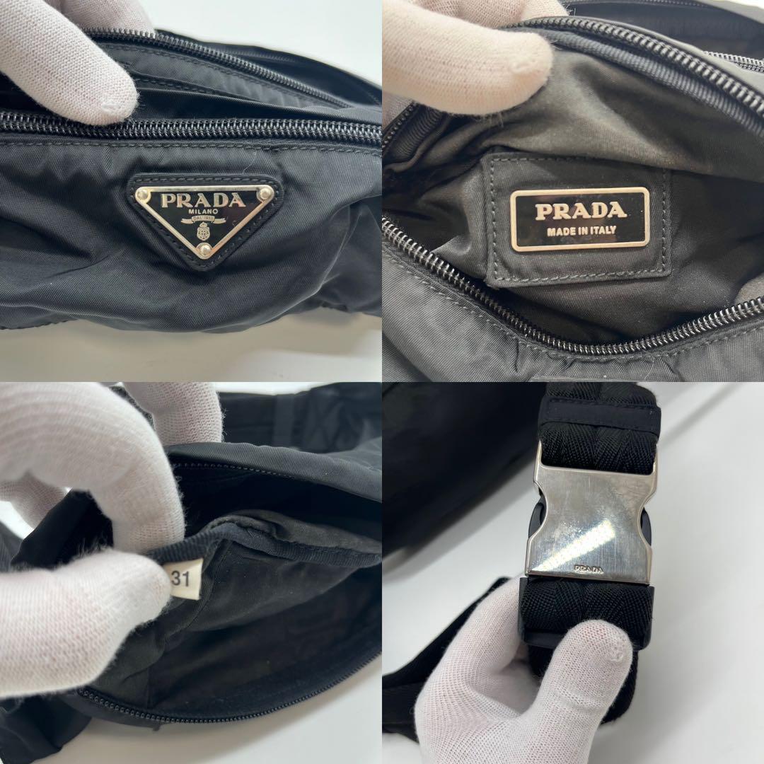 PRADA プラダ ショルダーバッグ クロスボディバッグ 三角ロゴ 白タグ