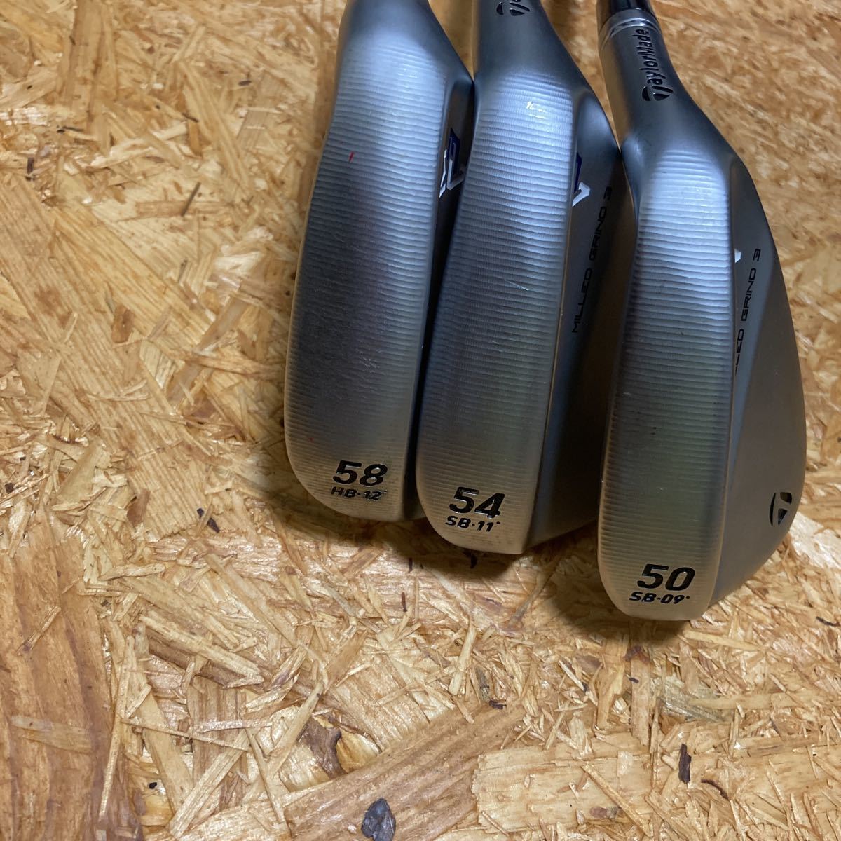 3本セット テーラーメイド MG3 ウェッジ 50°SB 09°/ 54°SB 11°/ 58°HB 