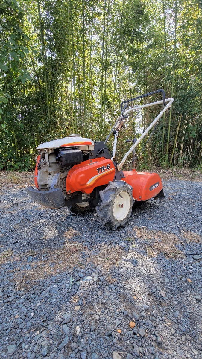 Kubota TR-6 耕運機 動作確認済み（クボタ TR-6 管理機 正逆ロータリー 