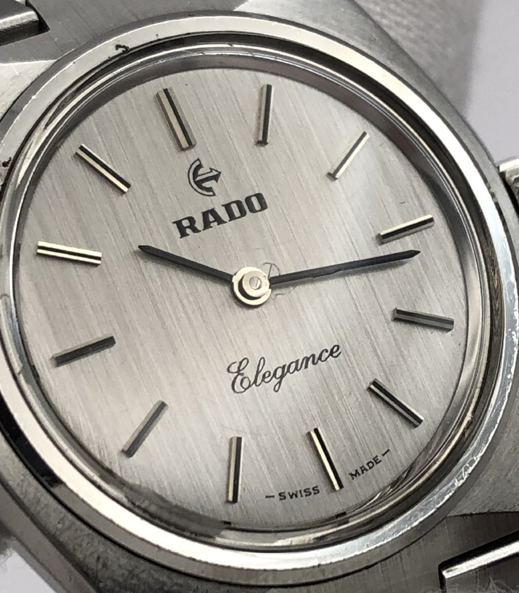 稼働品☆RADO ラドー エレガンス 手巻き 335.5007.2 本体のみ （RADO 