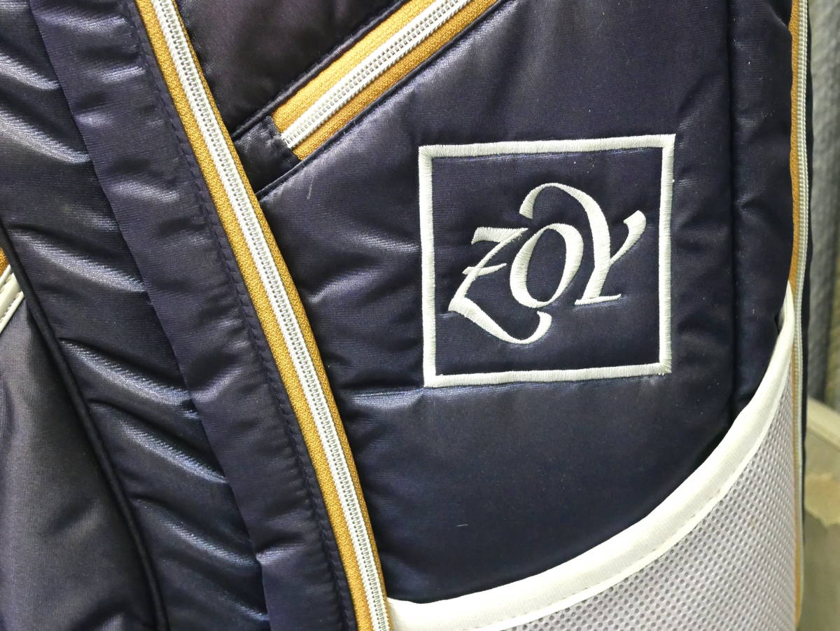 Zoy ゾーイ カートキャディバック ネイビー 9型 フード付き 【公式通販】