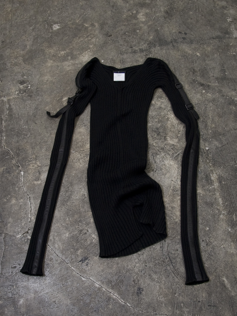 ulius ユリウス レザー ニット セーター　 BK1